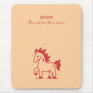 Tapis De Souris Cute Fire Horse