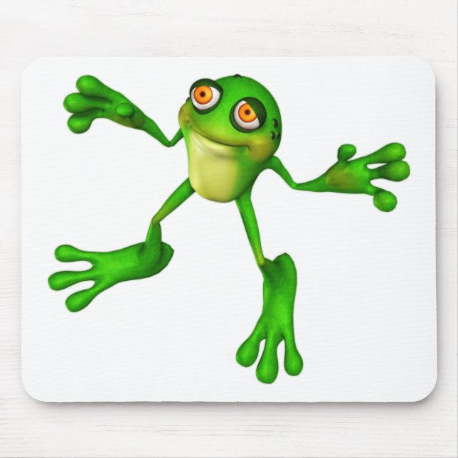 Tapis De Souris Cute Froggy verte (Devant)