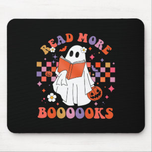 Tapis De Souris Cute Ghost Book Lire plus Livres Drôle Enseignants