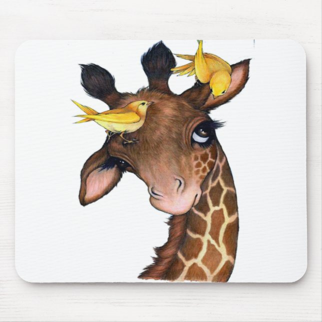 Tapis De Souris Cute Giraffe (Devant)