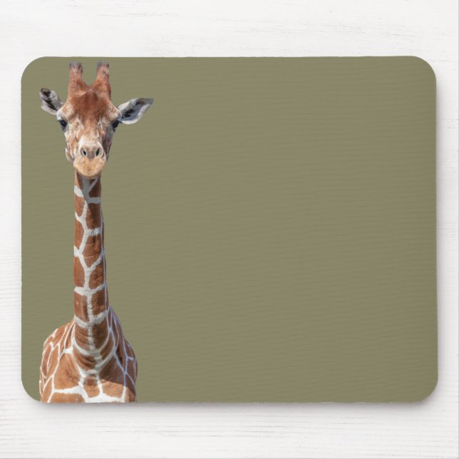 Tapis De Souris Cute giraffe face (Devant)