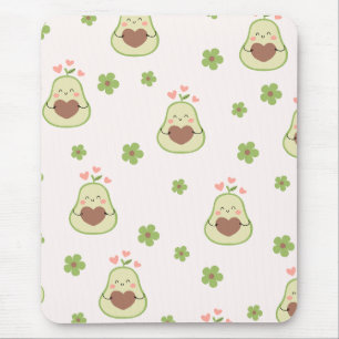 Tapis De Souris Cute Girly Kawaii Avocado Drôle Souris