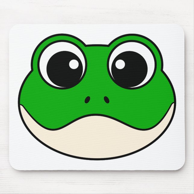 Tapis De Souris Cute grenouille souriante (Devant)