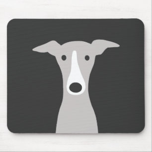Tapis De Souris Cute Greyhound, Greyhound italien ou Chien Whippet