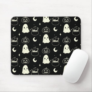Tapis De Souris Cute Halloween Boo Ghost Motif