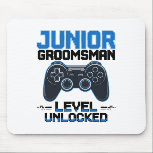 Tapis De Souris Cute Junior Groomsman Niveau Déverrouillé Mariage