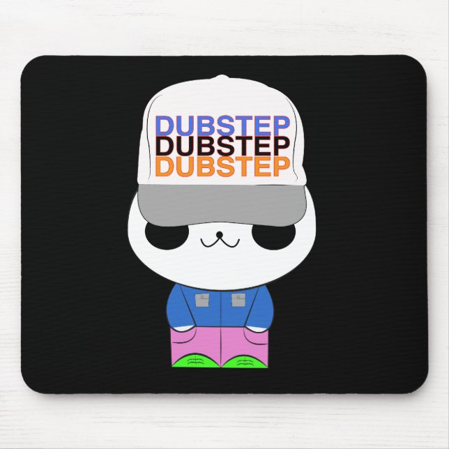 Tapis De Souris Cute kawaii dubstep panda mousepad (Devant)