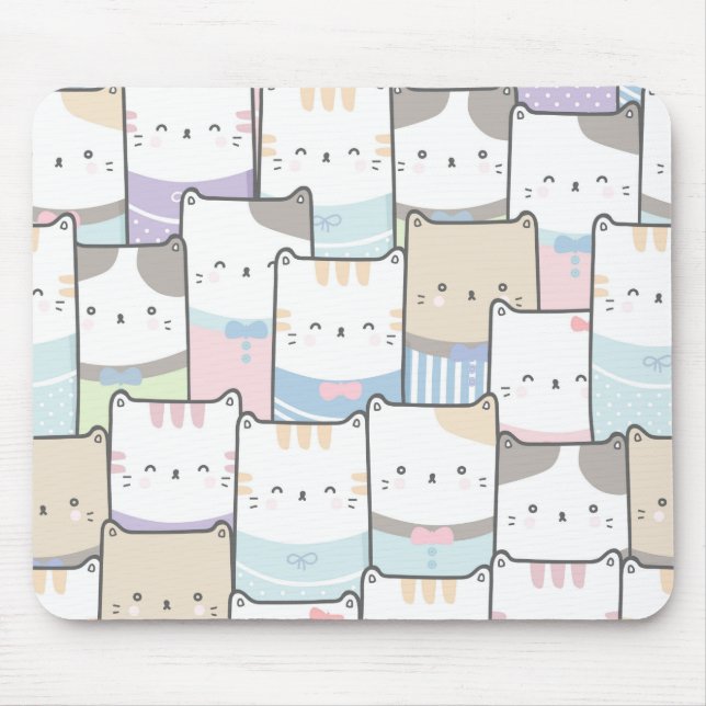 Tapis De Souris Cute Kittens (Devant)