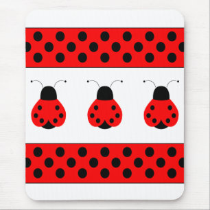 Tapis De Souris Cute Ladybug Mousepad