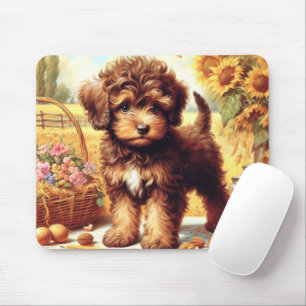 Tapis De Souris Cute Lagotto Romagnolo Peinture