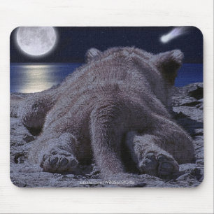 Tapis De Souris CUTE LION CUB African Imaginaire Art Collection