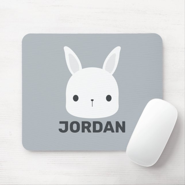 Tapis De Souris Cute Little Bunny Rabbit with Personalized (Avec souris)