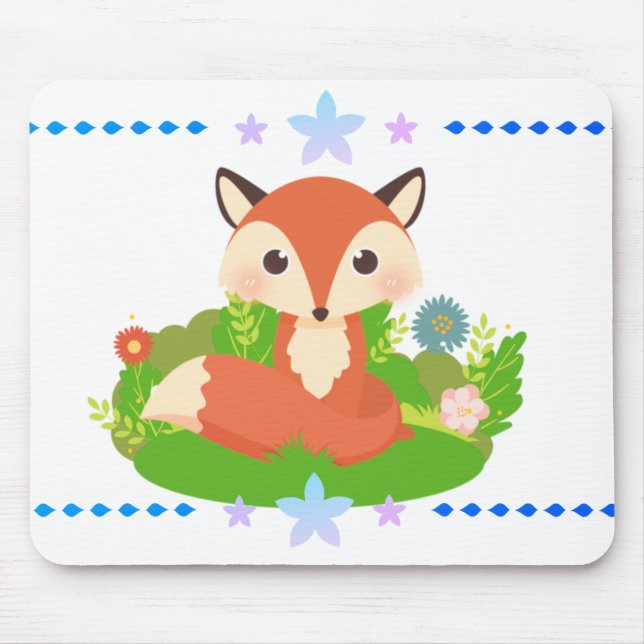 Tapis De Souris Cute Little Fox (Devant)