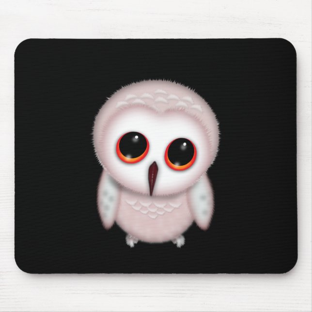 Tapis De Souris Cute Little Owl Illustration (Devant)