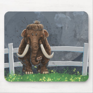 Tapis De Souris Cute Mastodon