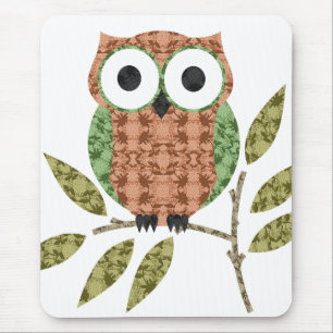 Tapis De Souris Cute Owl Mousepad