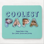 Tapis De Souris Cute Papa Cutout Personnalisé Famille Photo Fête d<br><div class="desc">Cadeau de Fête des pères personnalisé pour votre père pour célébrer la Fête des pères. Que ce soit pour un nouveau père, un beau père, un père ancien et classique, ou un papa-to-be, la fonction de texte personnalisé vous couvrira. Vous pouvez modifier le texte à votre texte désiré et télécharger...</div>
