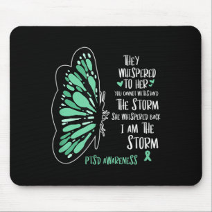Tapis De Souris Cute Papillon Ptsd Prévention de la dépression Arm