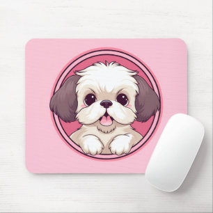 Tapis De Souris Cute Peeking Chih Tzu Chien