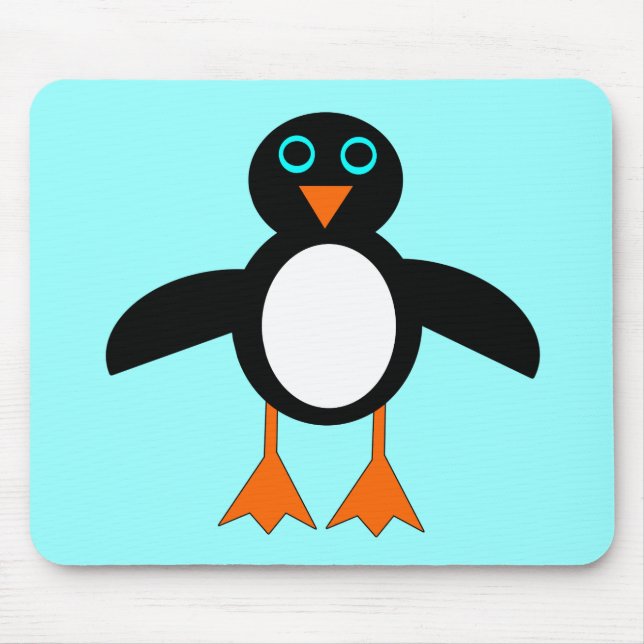 Tapis De Souris Cute Penguin Mousepad (Devant)
