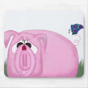 Tapis De Souris Cute Piglet Chumley Et De Beaux Amis