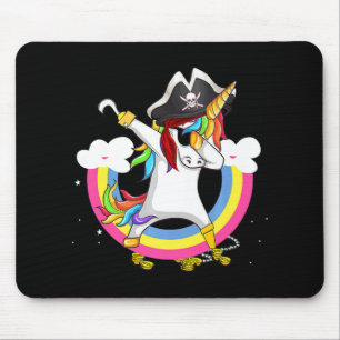 Tapis De Souris Cute Pirate Magique Unicorne Amusant Awesome Hallo