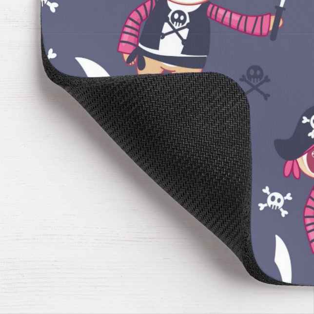 Tapis De Souris Cute Pirate Panda Bear Pattern (Coin)