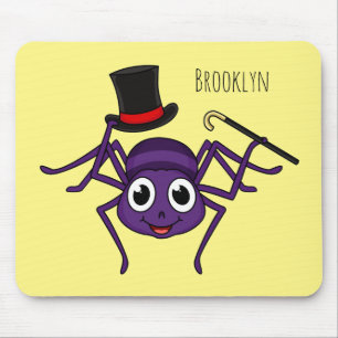 Tapis De Souris Cute Spider dans le top a un dessin animé