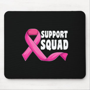 Tapis De Souris Cute Support Squad Cancer du Sein Pink Ribbon Grap