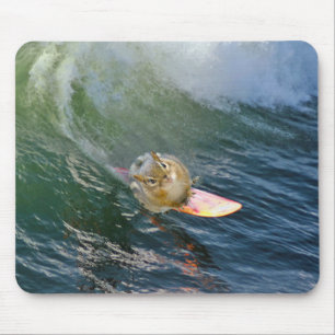 Tapis De Souris Cute Surfing Chipmunk