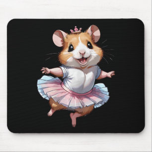 Tapis De Souris Cute Unique Et Moderne Hamster Ballet Et Ballerin