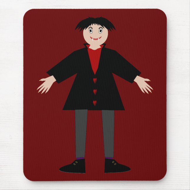 Tapis De Souris Cute Vampire Halloween (Devant)
