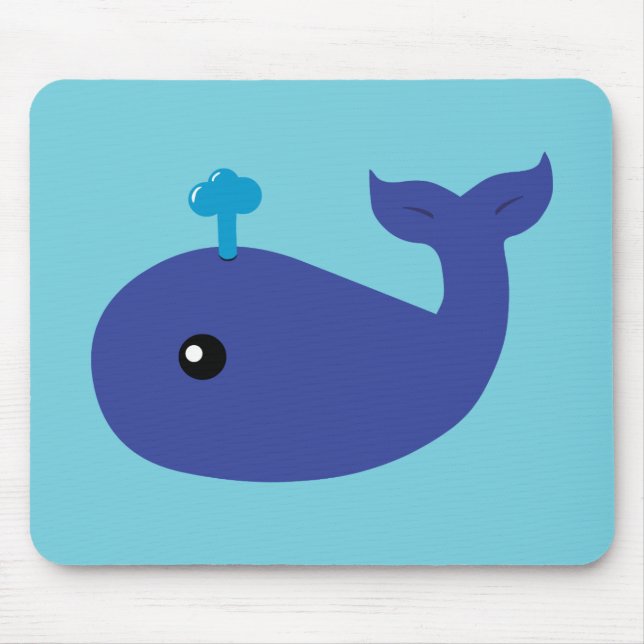 Tapis De Souris Cute Whale (Devant)