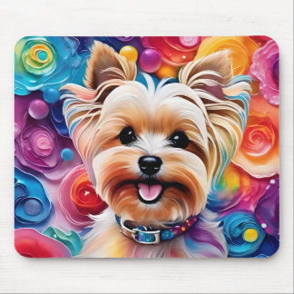Tapis De Souris Cute Yorkie Mousepad