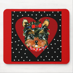 Tapis De Souris Cute Yorkie Poo