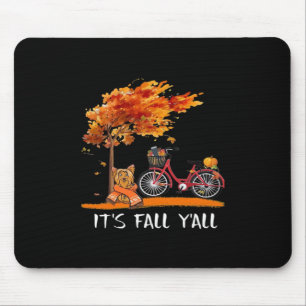 Tapis De Souris Cute Yorkshire Automne Kawaii Yorkie C’est l’autom