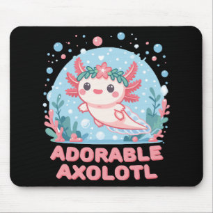 Tapis De Souris Cuteness aquatique adorable axolotl