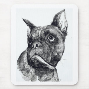 Tapis De Souris Cutesse de chien de boxe