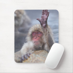 Tapis De Souris Cutest Baby Animals Snow Monkey Face