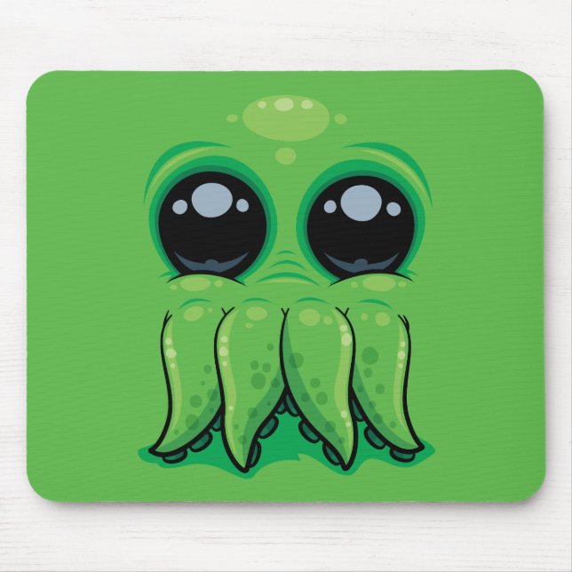 Tapis De Souris Cuthulhu Mignon Visage De Cthulhu Mignon (Devant)