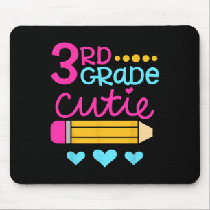 Tapis De Souris Cutie De 3E Année Premier Jour De L'École Retour À
