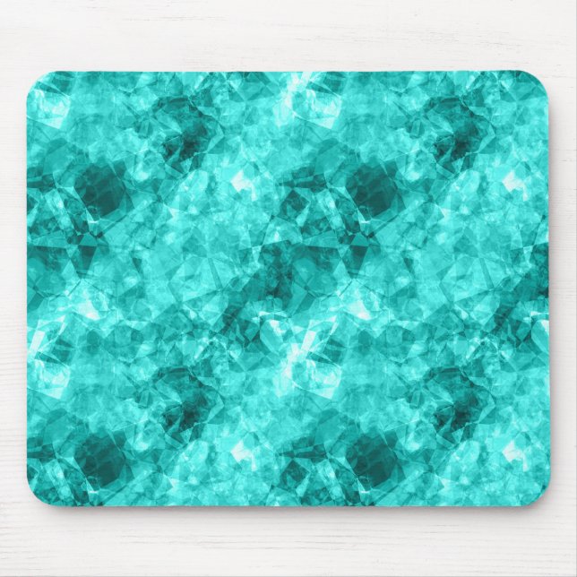 Tapis De Souris Cyan Crumpled Texture (Devant)