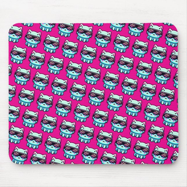 Tapis De Souris Cyber chat (Devant)