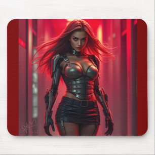 Tapis De Souris Cyber-girl
