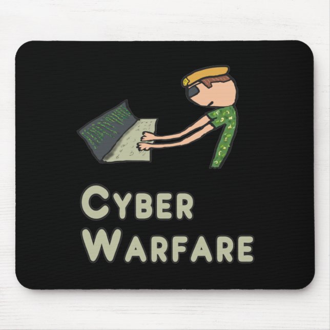 Tapis De Souris Cyber guerre (Devant)