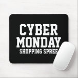 Tapis De Souris Cyberlundi shopping frénésie personnalisée Souris<br><div class="desc">Cyber Lundi shopping free personnalisé Mouse Pad. Accessoires informatiques personnalisés pour les vacances. Idées cadeaux d'anniversaire cool pour amis, famille, collègue, collègue, patron, enfants, etc. Ajoutez votre propre citation ou image amusante en option.</div>