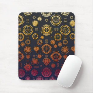 Tapis De Souris Cycle solaire ésotérique