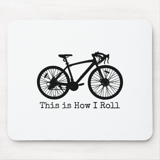 Tapis De Souris Cycling Road Bike Bicycle Funny Cyclist  (Devant)