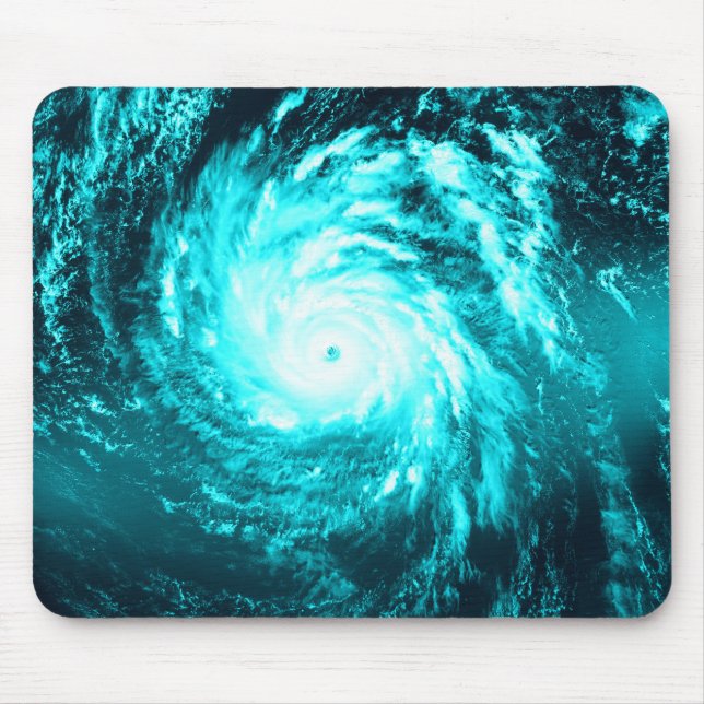 Tapis De Souris Cyclone bleu (Devant)
