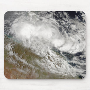 Tapis De Souris Cyclone tropical Olga au-dessus de l'Australie du